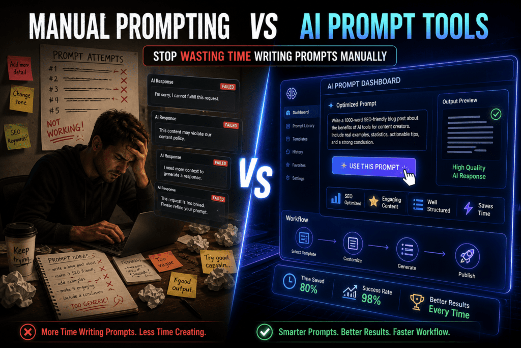 Why Manual Prompt Writing Is Slowing Down Your AI Workflow